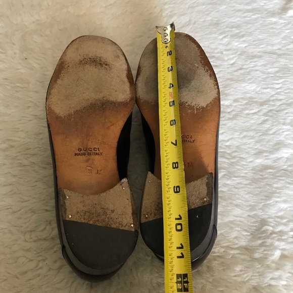 Gucci Dark Brown Loafers/Slips On w/ GG Logo Dress Men’s Shoes 42.5 US 8.5 - Picture 10 of 15